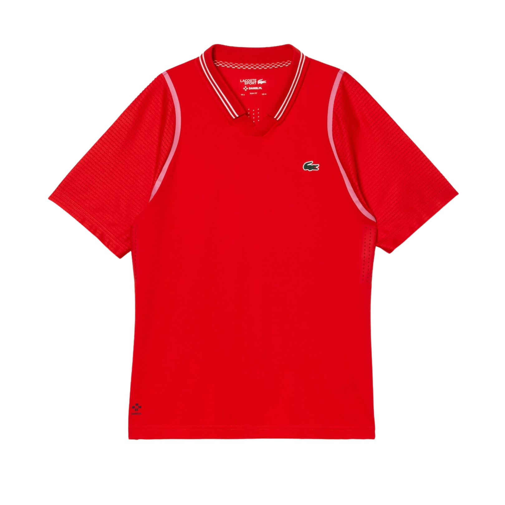 8: Lacoste Tennis x Daniil Medvedev Polo Shirt Red